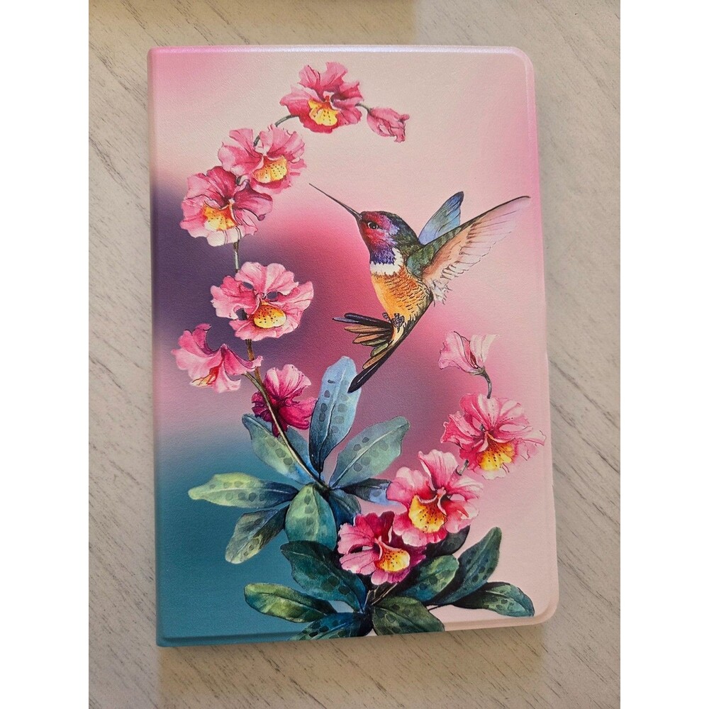Viclowlpfe Case for Amazon Kindle Fire HD 10/10 Plus Tablet, Floral Hummingbird - Picture 5 of 7